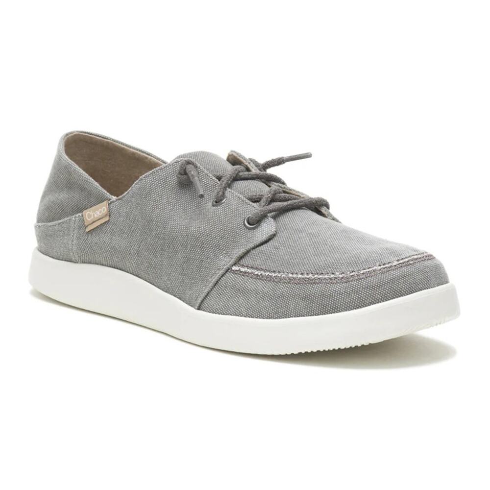 NEW Chaco Chillos men's gray canvas sneakers sz 7.5